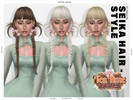Sims 4 — Tea Time Atelier Seika Braids Hairstyle by Leah_Lillith — There is optional bows accessory which can be found in