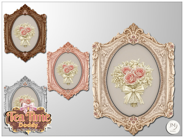 Sims 4 — Jomsims TeaTimeAtelier Doddy wall paintings1 by jomsims — For our theme, check out the Doddy collection.