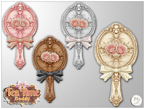 Sims 4 — Jomsims TeaTimeAtelier Doddy deco mirror clutter by jomsims — For our theme, check out the Doddy collection.