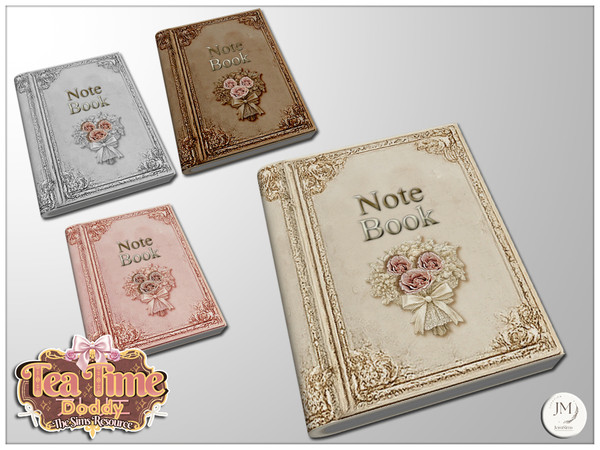 Sims 4 — Jomsims TeaTimeAtelier Doddy deco notebook by jomsims — For our theme, check out the Doddy collection.