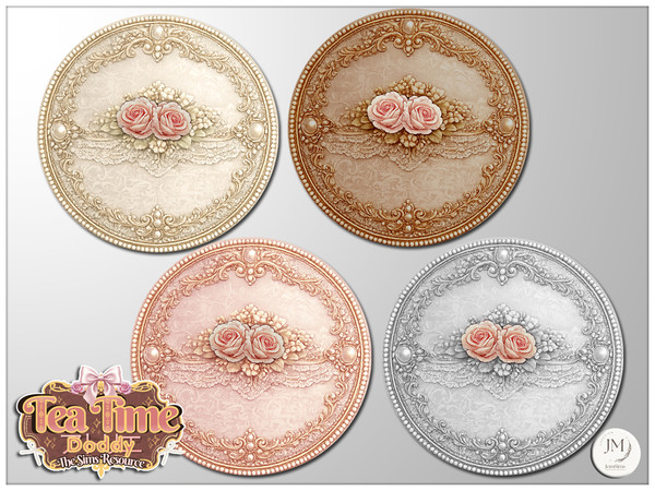 Sims 4 — Jomsims TeaTimeAtelier Doddy deco powder by jomsims — For our theme, check out the Doddy collection.