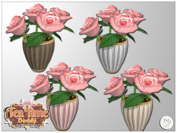 Sims 4 — Jomsims TeaTimeAtelier Doddy flowers by jomsims — For our theme, check out the Doddy collection.