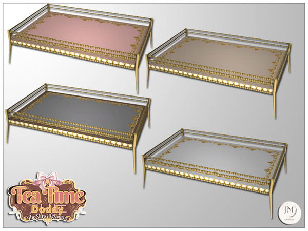 Sims 4 — Jomsims TeaTimeAtelier Doddy tray deco by jomsims — For our theme, check out the Doddy collection.