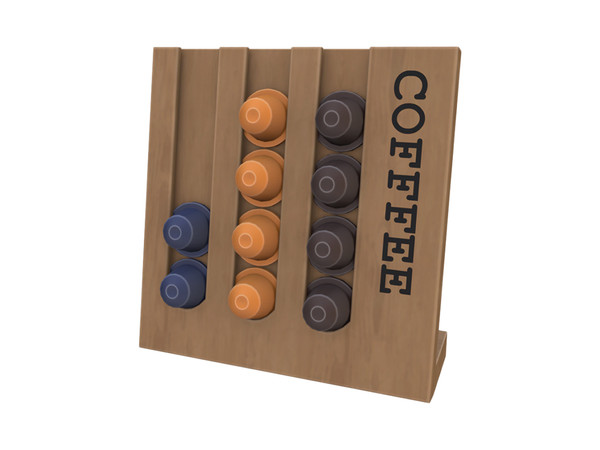 Sims 4 — Comiko Coffee Corner Pods | Kitchen Room by Comiko — Part 1 - Coffee Corner Set is base game compatible and