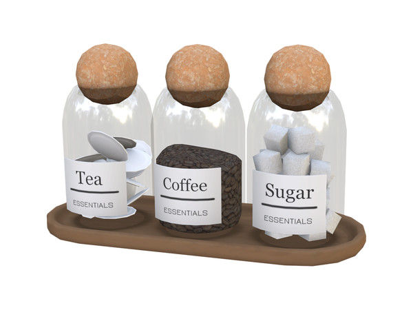 Sims 4 — Comiko Coffee Corner Tray | Kitchen Room by Comiko — Part 1 - Coffee Corner Set is base game compatible and