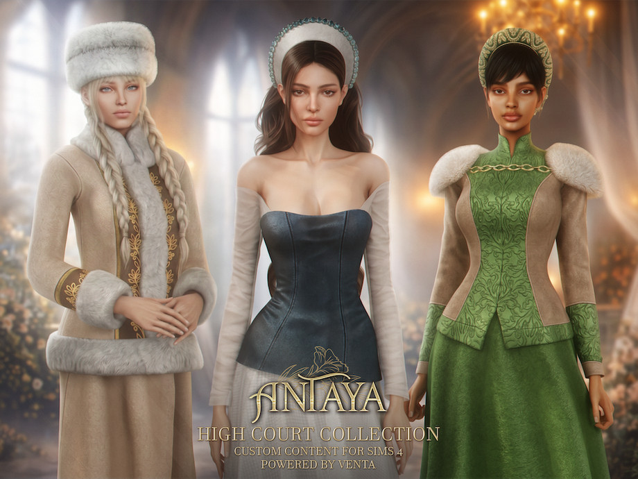 naya dress sims 4 The Resource | Antaya Custom content Size:tall -2x large work_dress Revolve Red Maroon Formal