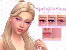 Sims 4 — ALLIE makeup collection by Spri_nkleSims — ALLIE makeup collection consists of: contacts, blush, lipstick,