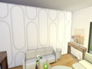 Sims 4 — Oblong Panel Walls by lavilikesims — 5 designs in 2 colours and 2 plain to match, all wall sizes