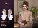 Sims 4 — sclub_ts4_hair_ 020326 by S-Club — high ponytail hope you like, thank you.