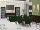 Sims 4 — [MarkoTS4]    Livingroom set Tiffany (furniture and TV) by Marko_An — When I created these pieces, I was