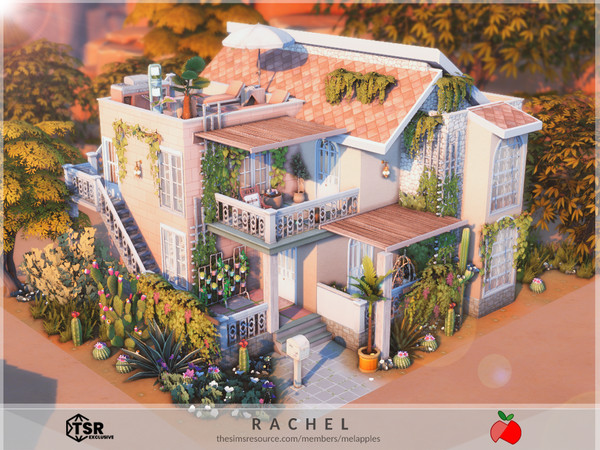 Sims 4 — Rachel - no cc by melapples — a cozy and warm home for a small household.