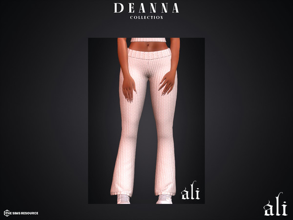 Sims 4 — DEANNA pants by ali1 — 6 Piece Set including: Jumpsuit, Playsuit, Pants, Shorts, Skirt and Top