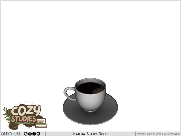 Sims 3 — Kailua Cup Full of Coffee by Onyxium — Onyxium@TSR Design Workshop Study Room Collection - Belong To The 2026