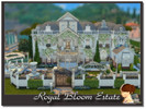 Sims 4 — ERoyal Bloom Estate(NOCC) by evanell — #RoyalBloomEstate #Sims4Mansion #BaroqueArchitecture #RussianMansion