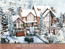 Sims 4 — Snowy Mountain by MychQQQ — Lot: 50x50