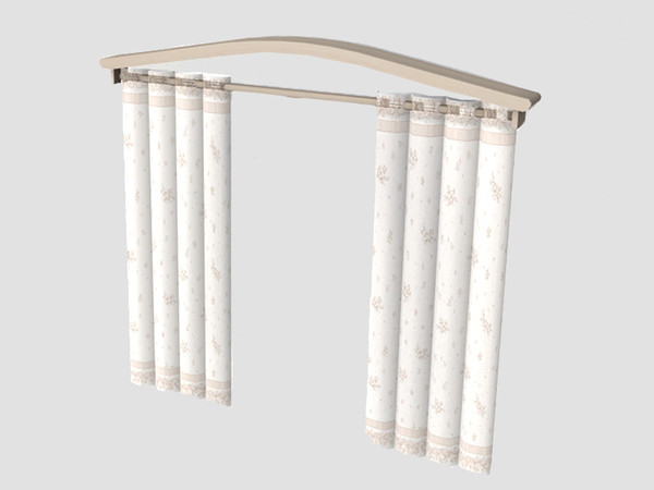 Sims 4 — Little Estate Nursery Curtains by SaeraMaples — A nursery set with a regal theme. Includes a matching toddler