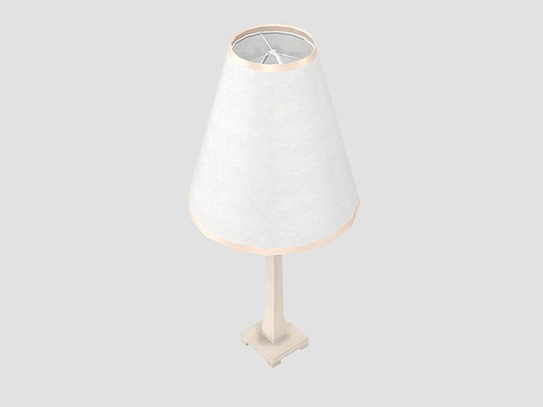 Sims 4 — Little Estate Nursery Lamp by SaeraMaples — A nursery set with a regal theme. Includes a matching toddler bed