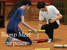 Sims 3 — Bump Meet Poses by jessesue2 — It was suggested that a pose set meeting in an office or library would be a good