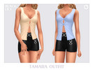 Sims 4 — Tamara Outfit by Black_Lily — YA, A, Teen