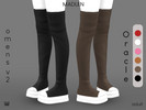 Sims 4 — Omens v2 Oracle Shoes by Madlen — Make it over the knee!Totally obsessed with this edgy, experimental style.