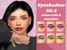 Sims 4 — Eyeshadow N05 by _alttrait_ — A colourful eyeshadow for your sims! I love experimenting with different colour