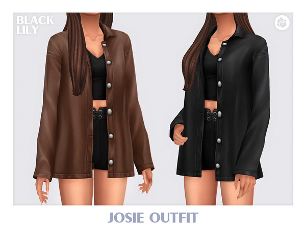 Sims 4 — Josie Outfit by Black_Lily — YA, A, Teen