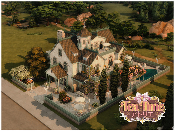 Sims 4 — MM. Dahlia by Merin_Martini — My Sims 4 lots some are inspired from random pictures that I found on the internet