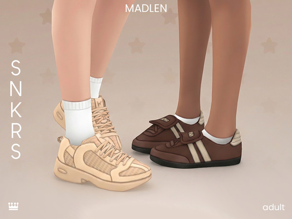 Sims 4 — [Madlen] SNKRS 1 by Madlen — Fresh kicks for every step you take! Perfect for any look, any vibe! 2 pairs