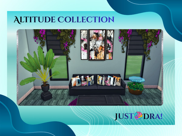 Sims 4 — Altitude Modern Abstract Loft Collection by Draven298 — Altitude Collection The Altitude Collection is a modern