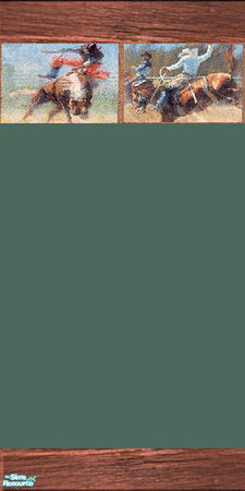 Sims 2 — PrimetimeCowboyWalls - Green by Primetime024 — As name implies.
