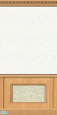 Sims 2 — The Kitchen - Individual Item by Lorah — Wood paneled with soft yellow stucco for a country kitchen.