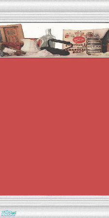 Sims 2 — Laundry Room Walls - Red by Primetime024 — As name implies.