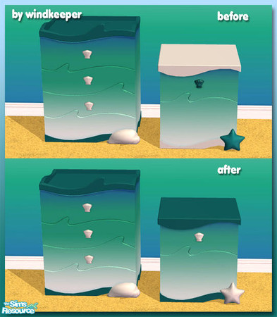 Sims 2 — Aquatic green color fix by Windkeeper — *DEFAULT REPLACEMENT* Gradient green recolor fix for Family Fun Stuff