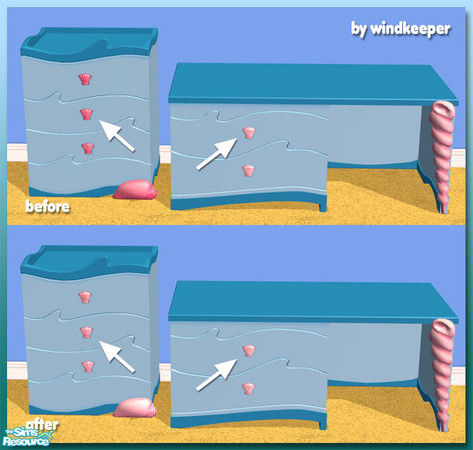 Sims 2 — Aquatic blue and pink color fix by Windkeeper — *DEFAULT REPLACEMENT* Blue and pink recolor fix for Family Fun