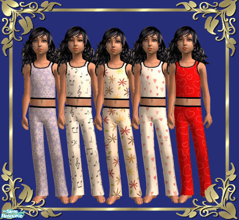 Sims 2 — Children PJs by tiefliga — 