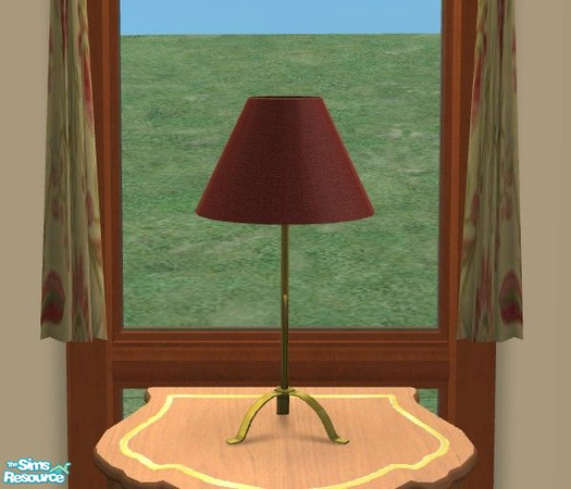 Sims 2 — Faded Comfort Bedroom - Lamp by Riverwillows — Nice bedroom set using textures provided by Vanilla Sim for
