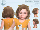 Sims 4 — Solenn Hairstyle Set - Toddler Conversion by simstrouble — A neck-length bob featuring soft, flicked-out ends