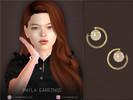 Sims 4 — Mayla Earrings Kids by PlayersWonderland — Kids version of my Mayla earrings. - 5 Swatches