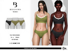 Sims 3 — Pointelle Lace Trim Briefs by Bill_Sims — This pair of briefs features a ribbed material with a low-cut design!