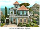 Sims 4 — Azure Bay Villa by RayDesign9 — I build this house in Ondarion, 20x20 lot size with 2 floors. This house has :