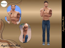 Sims 4 — Angel Tattoo Male by MRAN_Art — Angel Tattoo Male