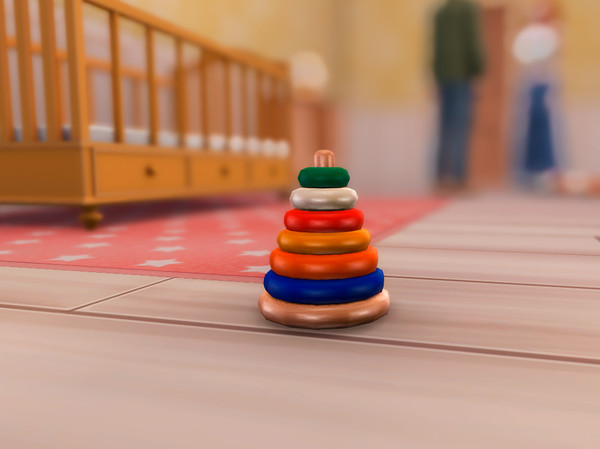 Sims 4 — Sunny Pyramid Sorter | sunny nursery by Glycyrrhiza — Tired of winter greyness and sad beige interiors? I've got