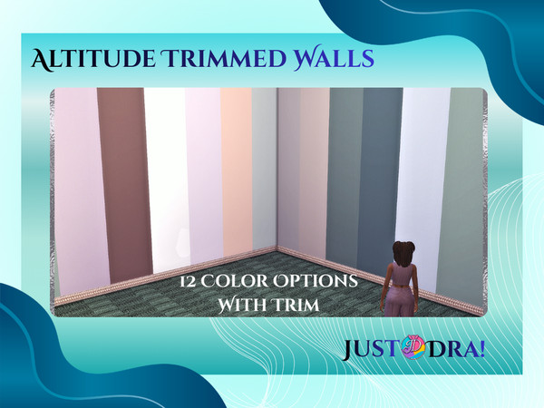 Sims 4 — JustDraven_Altitude_WallsTrim by Draven298 — Altitude Collection The Altitude Collection is a modern abstract