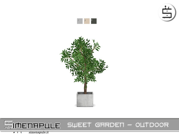 Sims 4 — Sweet Garden Outdoor - Plant 1 by Simenapule — Sweet Garden Outdoor Sweet Garden Outdoor