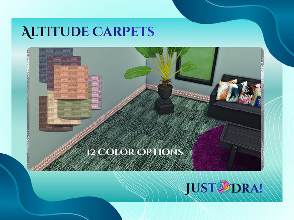 Sims 4 — JustDraven_Altitude_Carpets by Draven298 — Altitude Collection The Altitude Collection is a modern abstract set