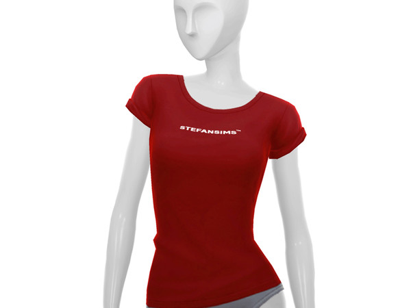 Sims 4 — StefanSims Branded - HQ - T-Shirts by StefanMakesSims — A simple tshirt recolor that I use when packaging my