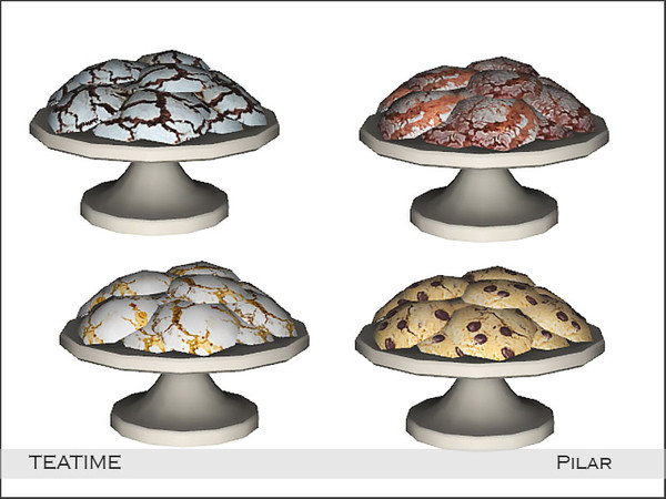 Sims 4 — Pilar TeaTime Cookie by Pilar — Take a break at the tea house