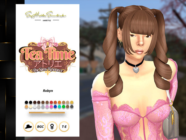 Sims 4 — Hana Hairstyle by sehablasimlish — Hope you like it and enjoy it. Maxis Match