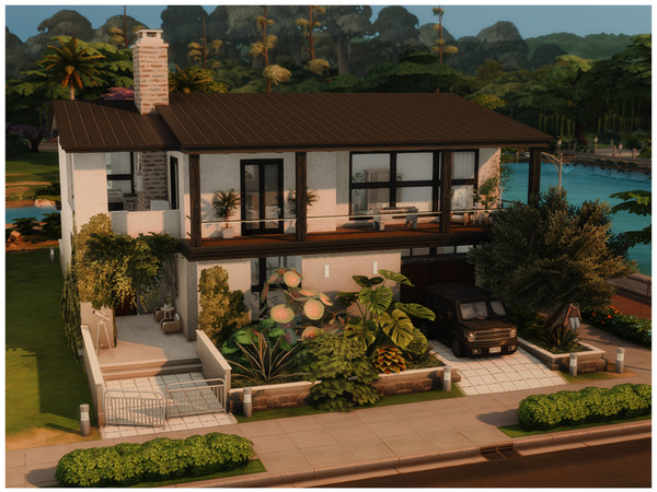 Sims 4 — MM. Modern House 152 by Merin_Martini — My Sims 4 lots some are inspired from random pictures that I found on