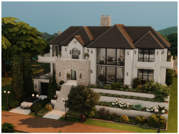 Sims 4 — MM. Neoclassical 1 by Merin_Martini — My Sims 4 lots some are inspired from random pictures that I found on the